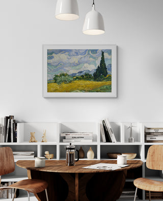 Campo de trigo con Cipreses - Vincent Van Gogh