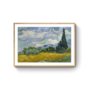 Campo de trigo con Cipreses - Vincent Van Gogh