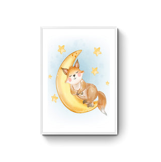 Cuadro Zorrito y Luna