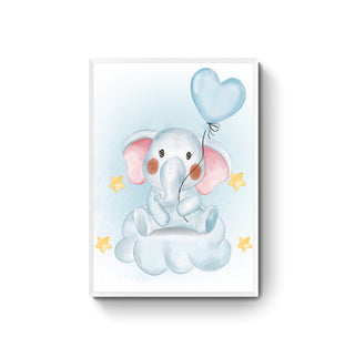 Cuadro Elefante sobre Nube