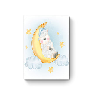 Cuadro Oveja y Luna