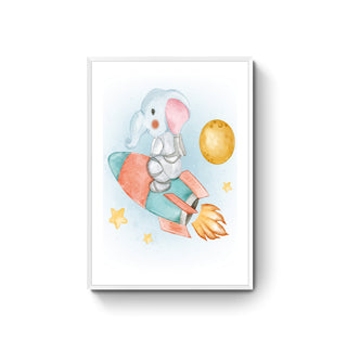 Cuadro Elefante Astronauta