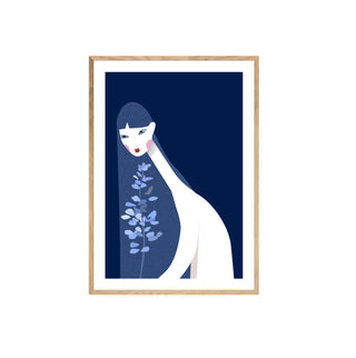 Cuadro Mujer Azul