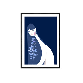 Cuadro Mujer Azul
