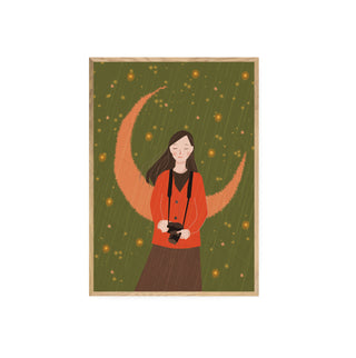 Cuadro La niña y la Luna