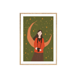 Cuadro La niña y la Luna