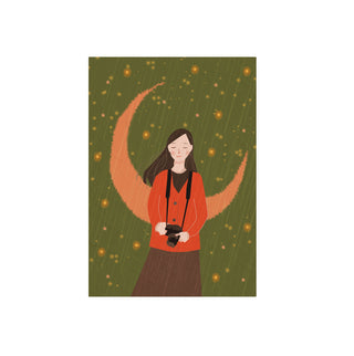 Cuadro La niña y la Luna