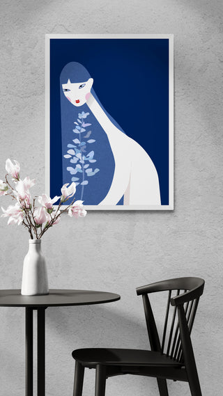 Cuadro Mujer Azul