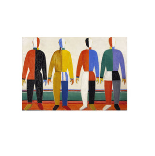 Los Deportistas - Kazimir Malevich