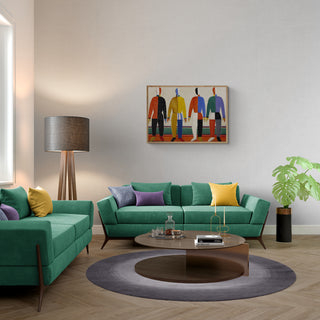 Los Deportistas - Kazimir Malevich