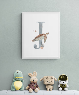 J inicial tortuga - Antonia García de la Huerta