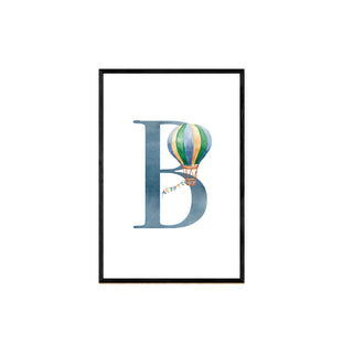 B inicial globos - Antonia García de la Huerta