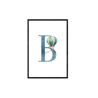 B inicial globos - Antonia García de la Huerta