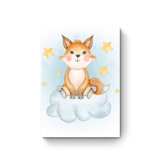 Cuadro Zorrito sobre nube