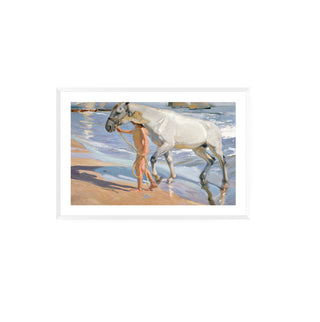 El baño del caballo - Joaquín Sorolla