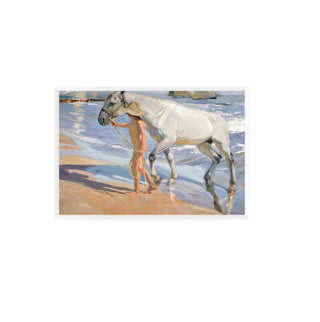 El baño del caballo - Joaquín Sorolla
