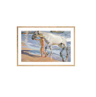 El baño del caballo - Joaquín Sorolla
