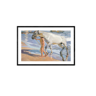 El baño del caballo - Joaquín Sorolla