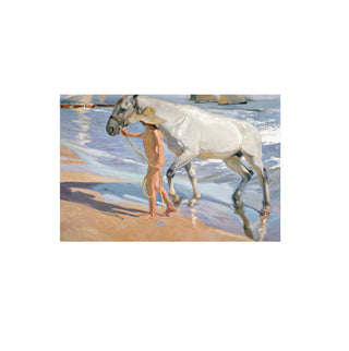 El baño del caballo - Joaquín Sorolla