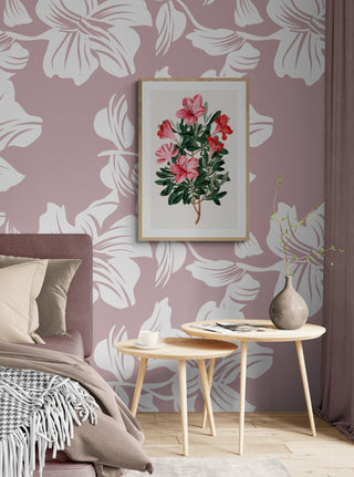 Flor Azalea roja china