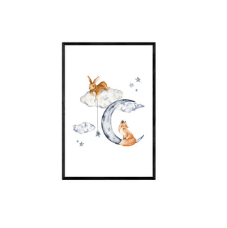 Cuadro Fantasía Cielo - La Jota Ilustraciones - Fine Art Ilustración - Artista Chileno | Artenigma