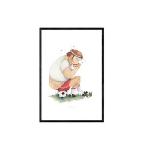 Cuadro Germán Choripán - Bernie - Fine Art Ilustración - Artista Chileno | Artenigma