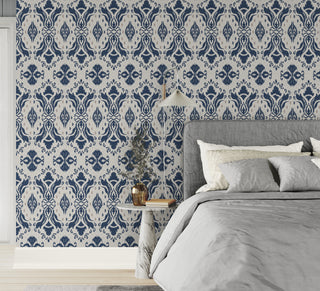 Papel Mural Eloisa Blue - Artenigma - Papel Mural Geométrico | Artenigma