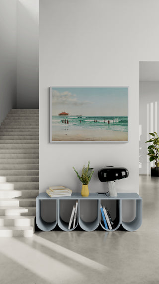 Cuadro Playa Retro
