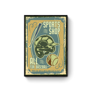Cuadro Sport Shop - Arte Vintage | Artenigma