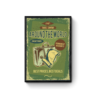 Cuadro Alrededor del Mundo - Arte Vintage | Artenigma