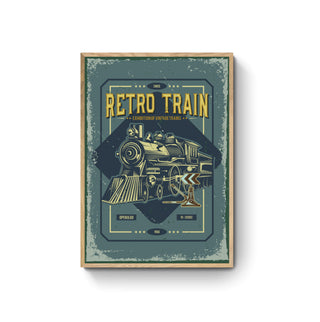 Cuadro Retro Tren