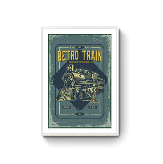 Cuadro Retro Tren