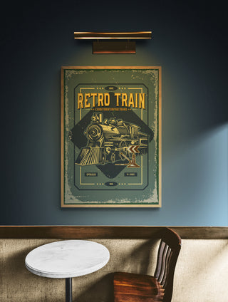 Cuadro Retro Tren