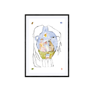 Mujer con perro - Ánforas - a.s.m.a studio