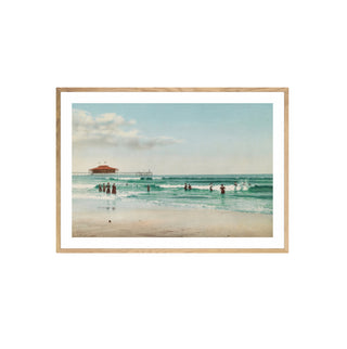 Cuadro Playa Retro