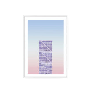 Cuadro Edificio Morado