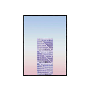 Cuadro Edificio Morado - Fotografía Arquitectura | Artenigma