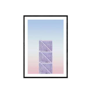Cuadro Edificio Morado