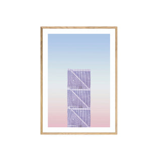 Cuadro Edificio Morado