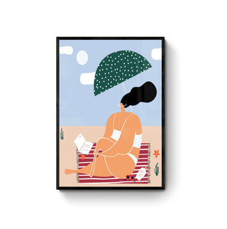 Cuadro Summer Reading - Arte Boho | Artenigma