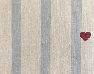 Papel Mural Corazones Azules - María Gracia Mingo