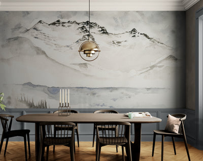 Papel mural botánico Bosque Negro - decoración con naturaleza