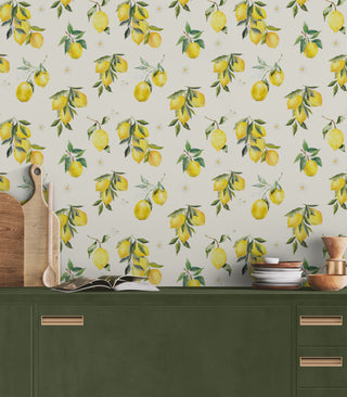 Papel Mural Limones - María Gracia Mingo