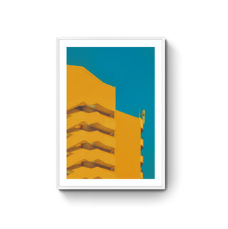 Cuadro Edificio amarillo