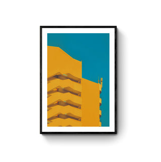 Cuadro Edificio amarillo