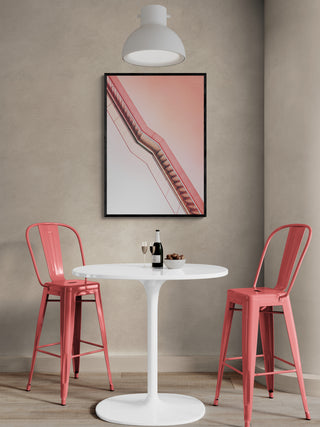 Cuadro Escalera Rosa
