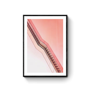 Cuadro Escalera Rosa
