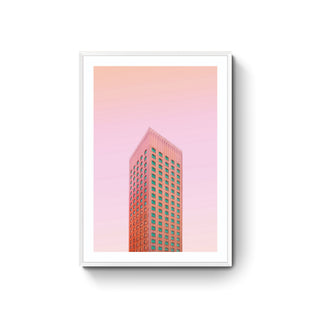 Cuadro Edificio Rosa