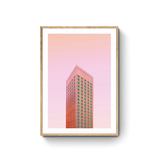 Cuadro Edificio Rosa