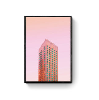 Cuadro Edificio Rosa - Fotografía Arquitectura | Artenigma